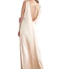 Viktoria Chan Short Sleeves | Evening Wear | Afrodite embedded silk gown