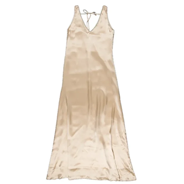 Viktoria Chan Short Sleeves | Evening Wear | Afrodite embedded silk gown