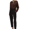 Viktoria Chan Tops & Blouses | Allie gathered silk top