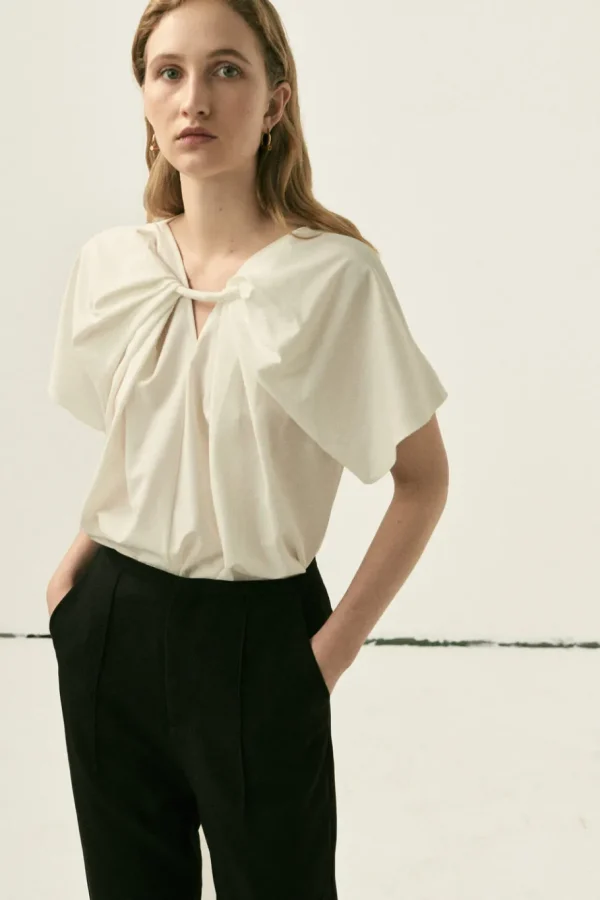 Viktoria Chan Tops & Blouses | Allie gathered top