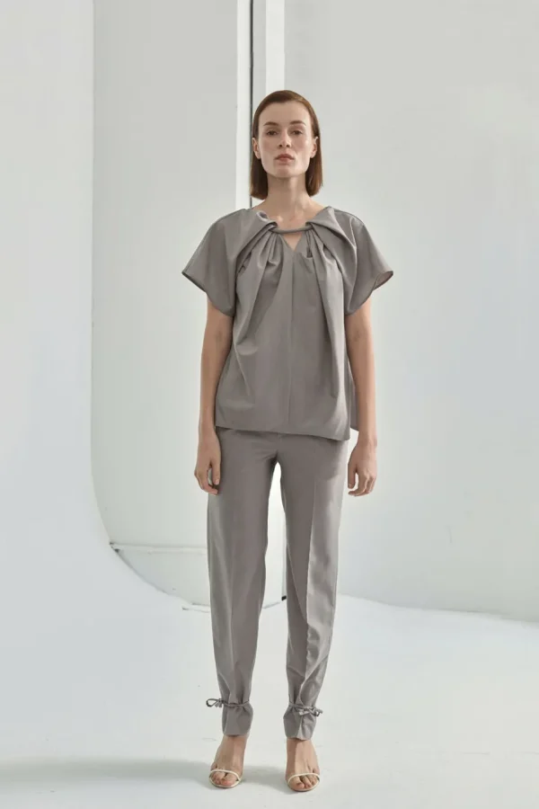 Viktoria Chan Tops & Blouses | Allie gathered top