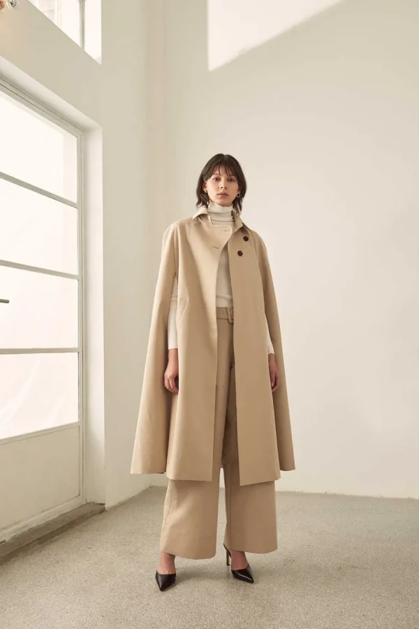 Viktoria Chan Capes | Outerwear | Amy trench cape