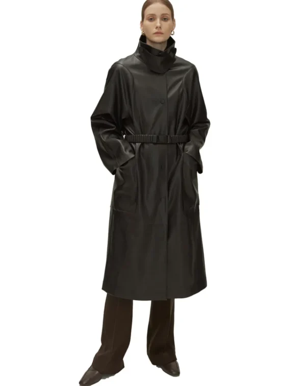 Viktoria Chan Outerwear | Arya long leather coat