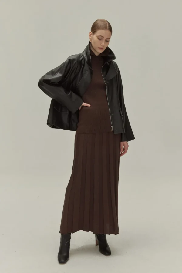 Viktoria Chan Outerwear | Arya short leather jacket