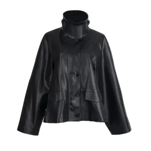 Viktoria Chan Outerwear | Arya short leather jacket