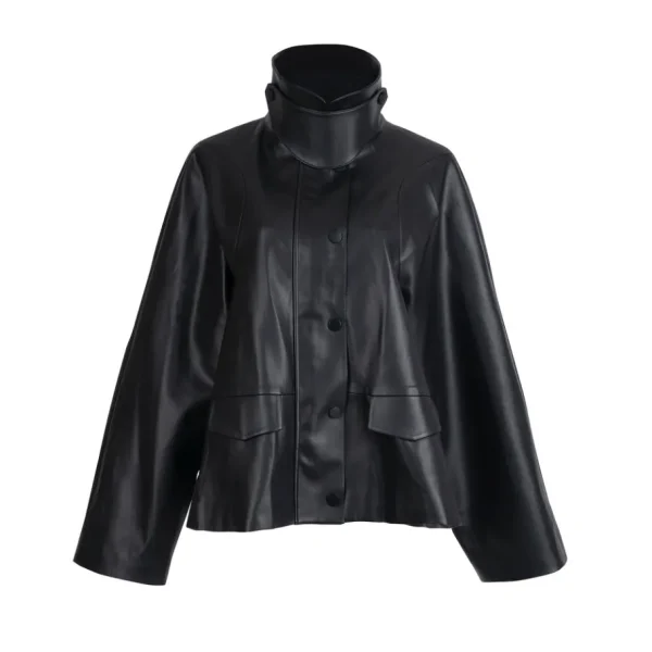Viktoria Chan Outerwear | Arya short leather jacket
