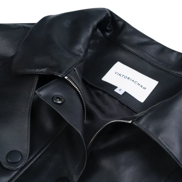 Viktoria Chan Outerwear | Arya short leather jacket