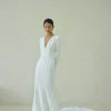 Viktoria Chan Long Sleeves | Ashley wedding gown