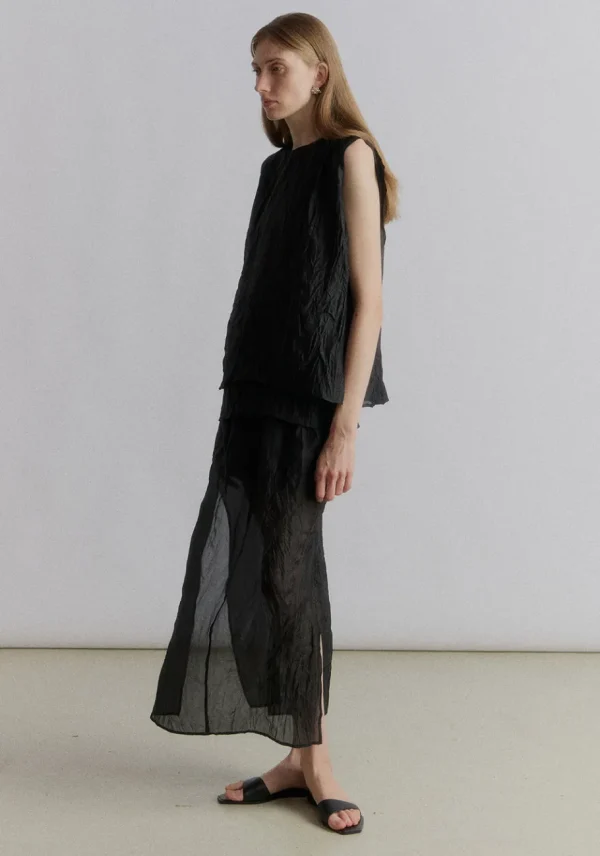 Viktoria Chan Skirts | Asti crinkled skirt