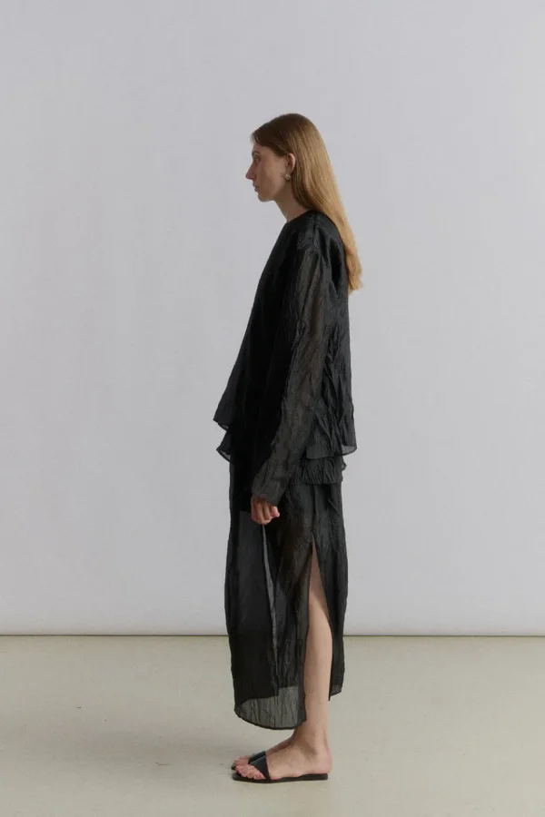 Viktoria Chan Skirts | Asti crinkled skirt