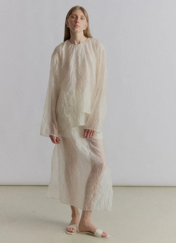 Viktoria Chan Skirts | Asti crinkled skirt
