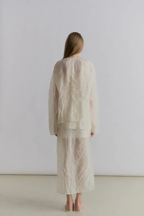 Viktoria Chan Skirts | Asti crinkled skirt