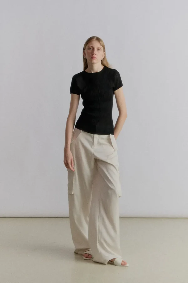 Viktoria Chan Knitwear | Tops & Blouses | Asti knitted Tshirt