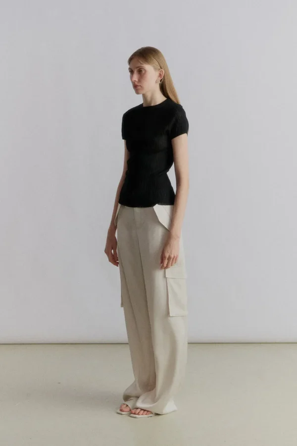 Viktoria Chan Knitwear | Tops & Blouses | Asti knitted Tshirt