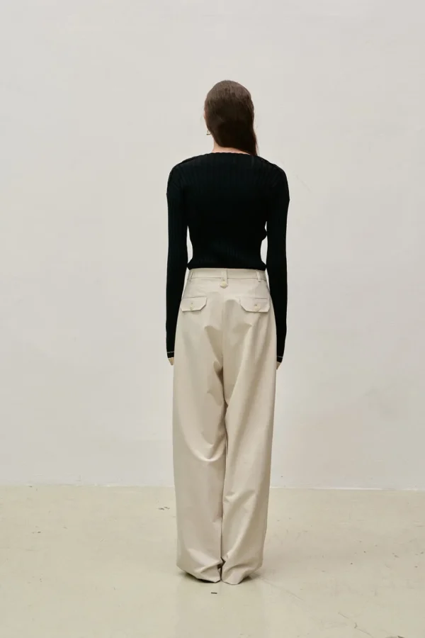 Viktoria Chan Pants | Astrid pleated trousers