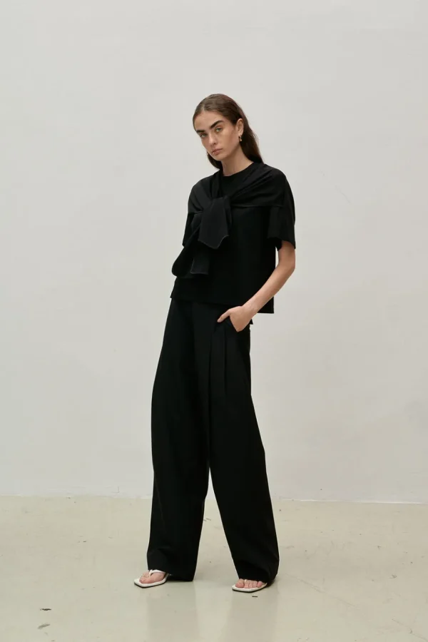 Viktoria Chan Pants | Astrid pleated trousers