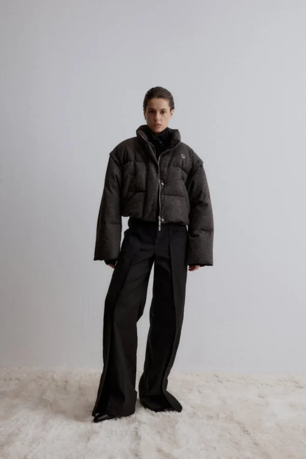 Viktoria Chan Knitwear | Outerwear | Atlas knit down jacket