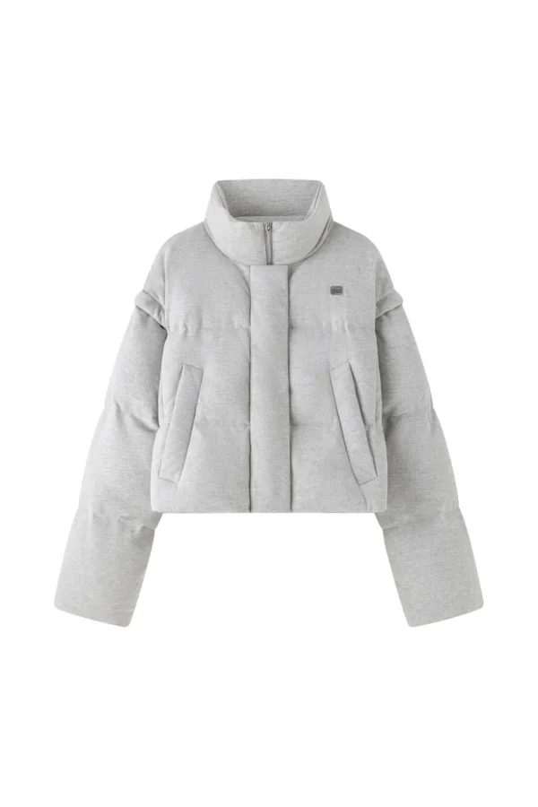 Viktoria Chan Knitwear | Outerwear | Atlas knit down jacket