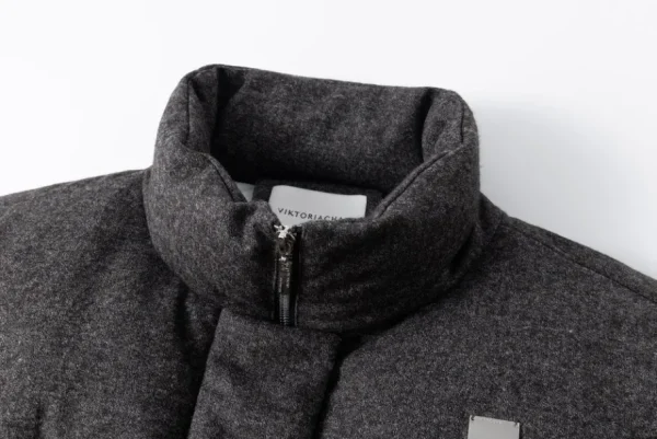 Viktoria Chan Knitwear | Outerwear | Atlas knit down jacket