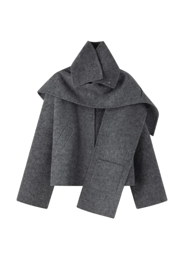 Viktoria Chan Outerwear | Aw24 | Atlas square cut coat