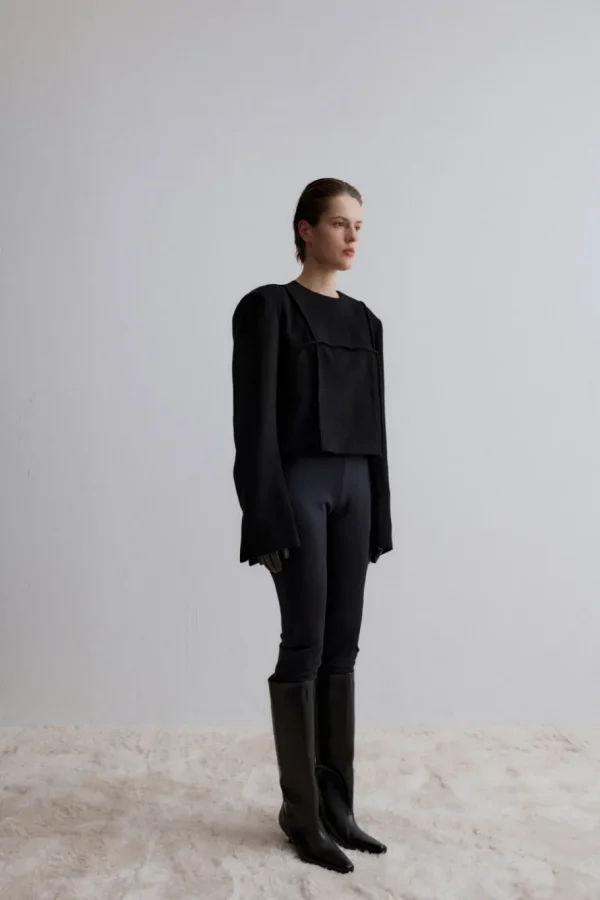 Viktoria Chan Tops & Blouses | Aw24 | Atlas square wool top