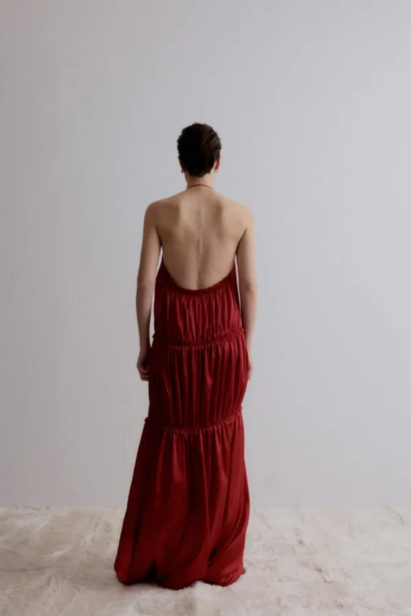Viktoria Chan Evening Wear | Dresses | Berta gathered silk gown