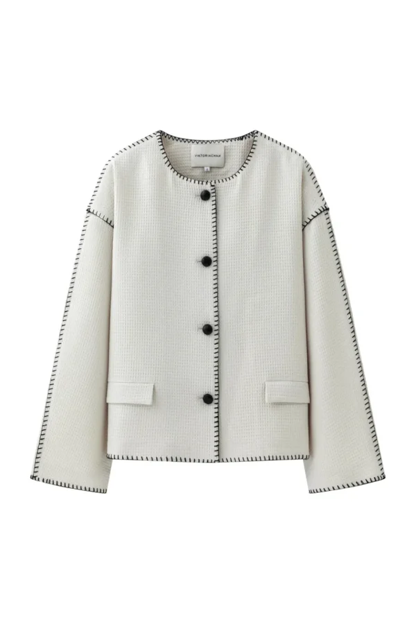 Viktoria Chan Blazers | Outerwear | Blake trimmed jacket