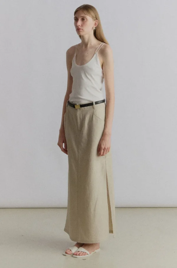 Viktoria Chan Skirts | Carwen linen skirt