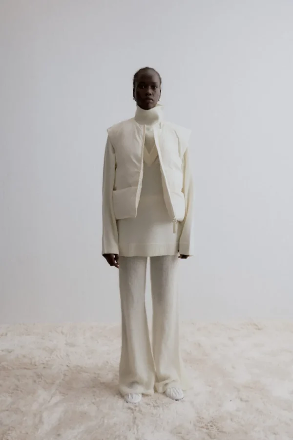 Viktoria Chan Pants | Knitwear | Cedar knitted trousers