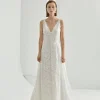 Viktoria Chan Short Sleeves | Charlotte lace wedding gown