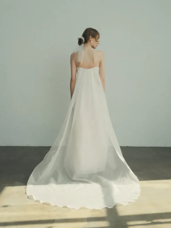 Viktoria Chan Short Sleeves | Claudia peplum wedding gown