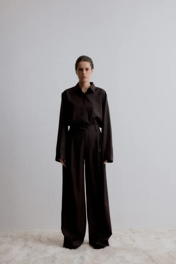 Viktoria Chan Pants | Aw24 | Cosmos pleated trousers