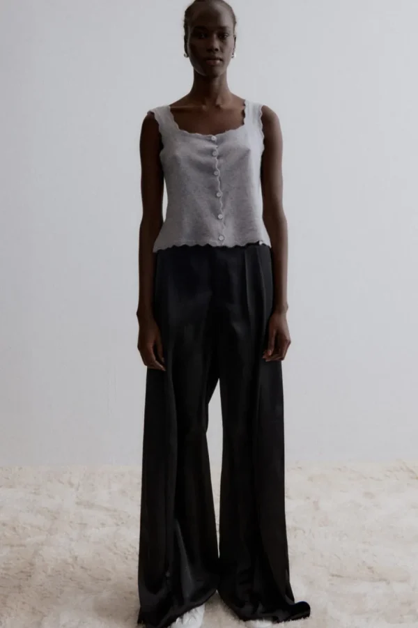 Viktoria Chan Pants | Aw24 | Cosmos satin trousers