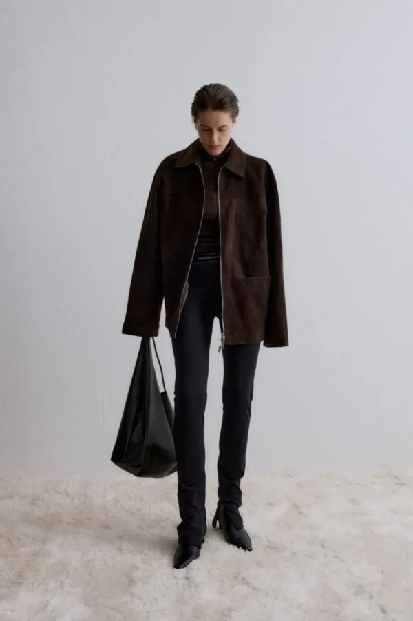 Viktoria Chan Outerwear | Aw24 | Cosmos suede jacket