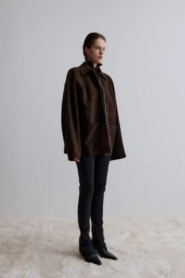 Viktoria Chan Outerwear | Aw24 | Cosmos suede jacket