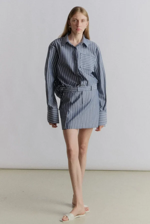 Viktoria Chan Skirts | Dana striped skirt