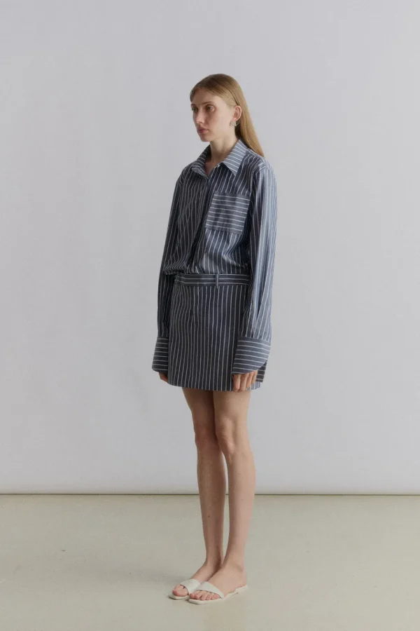 Viktoria Chan Skirts | Dana striped skirt