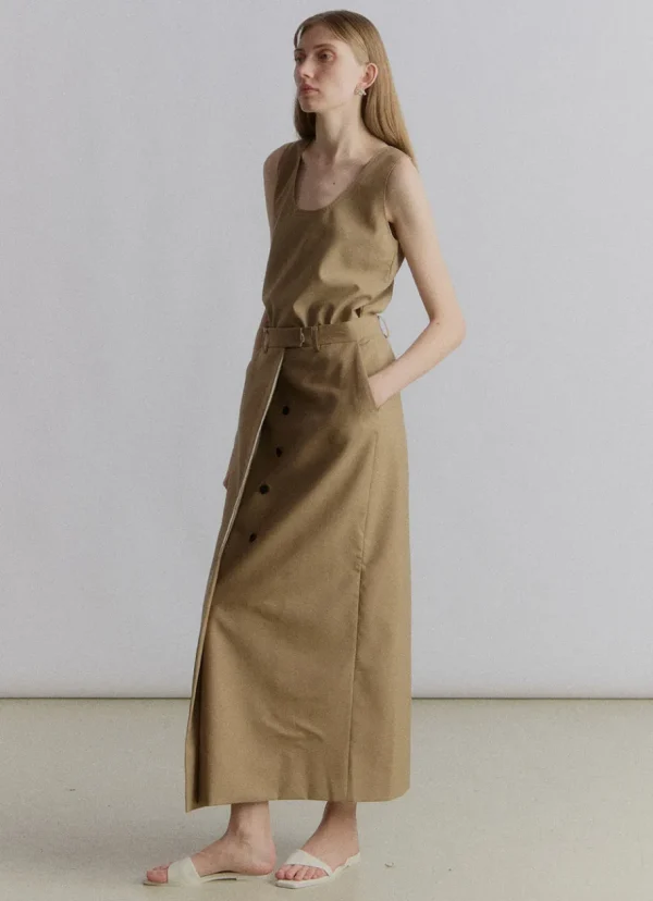 Viktoria Chan Skirts | Dana wool long skirt