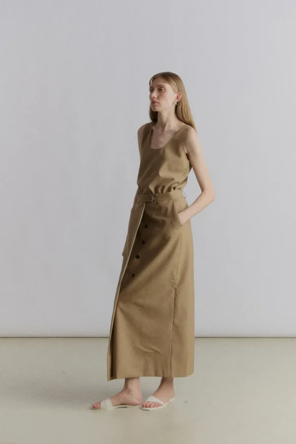 Viktoria Chan Skirts | Dana wool long skirt