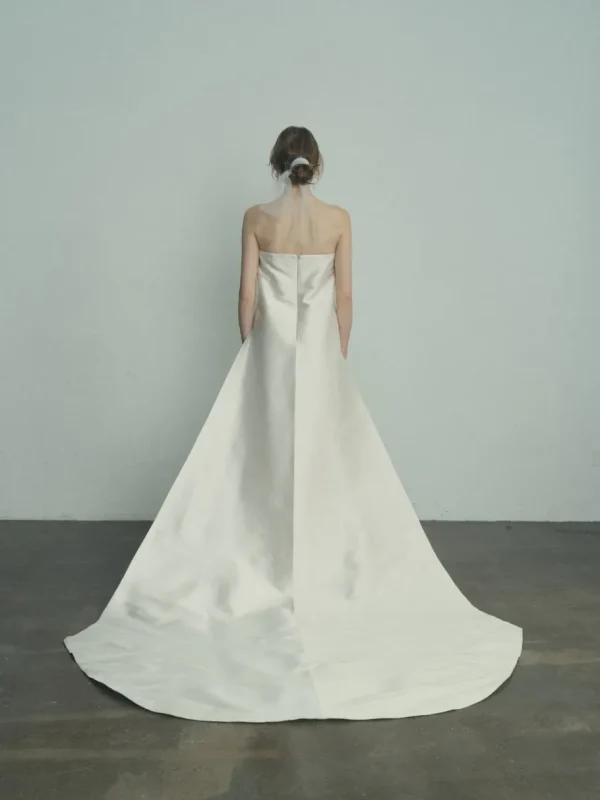 Viktoria Chan Short Sleeves | Diana silk gown