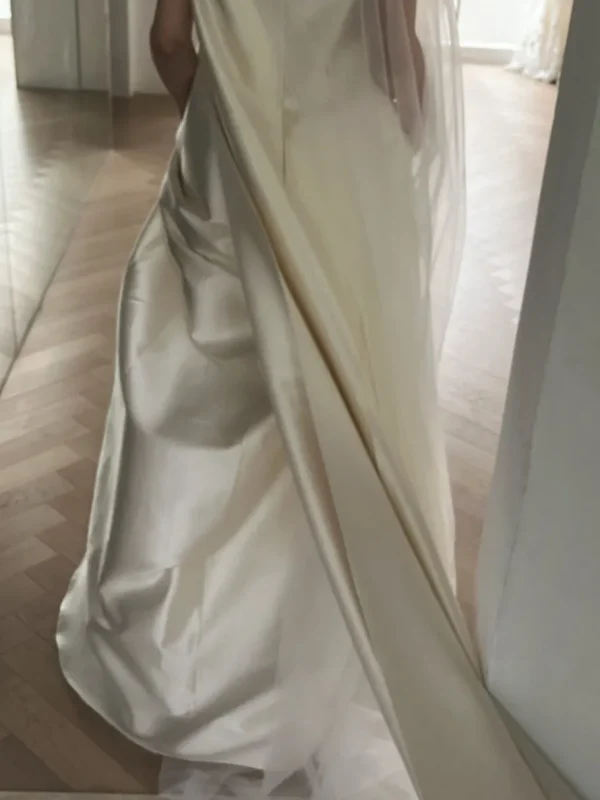 Viktoria Chan Short Sleeves | Diana silk gown