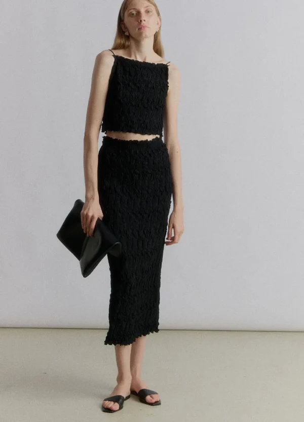 Viktoria Chan Skirts | Dorrie crinkled skirt