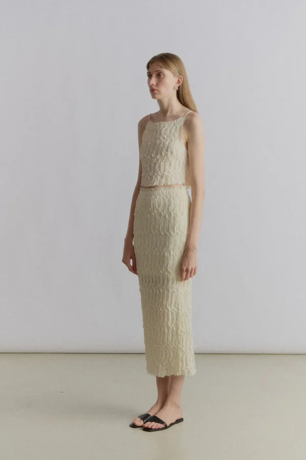 Viktoria Chan Skirts | Dorrie crinkled skirt