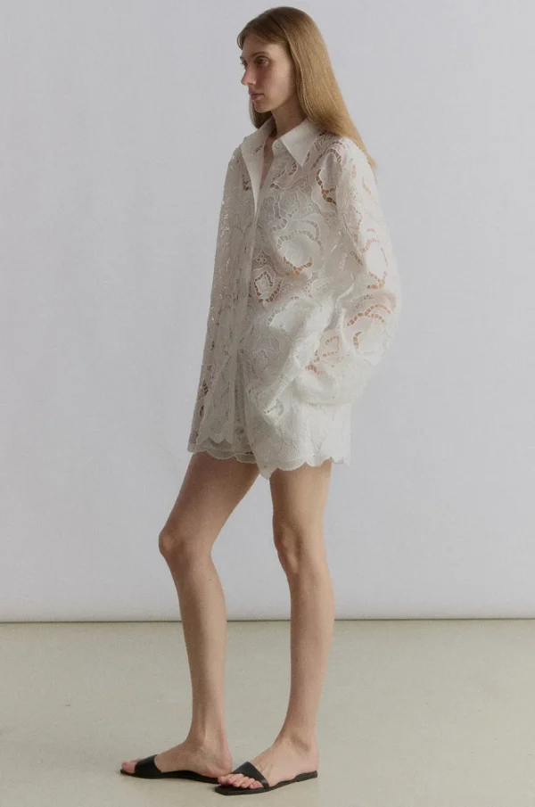 Viktoria Chan Shorts | Dorrie lace shorts