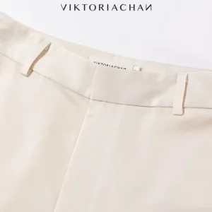 Viktoria Chan Pants | Elf Satin trousers