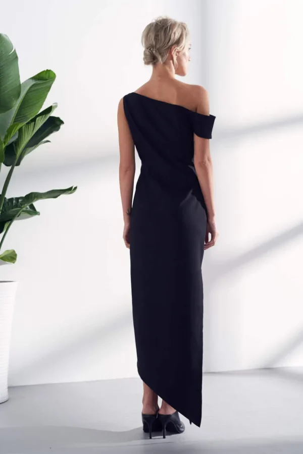 Viktoria Chan Evening Wear | Dresses | Elin black meshed dress