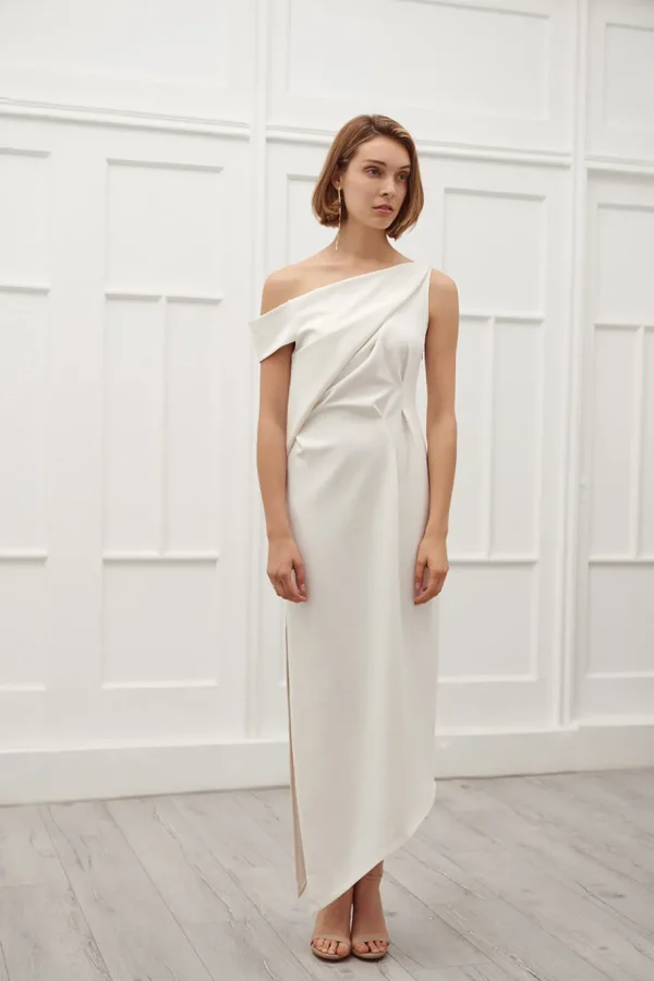 Viktoria Chan Short Sleeves | Elin meshed dress