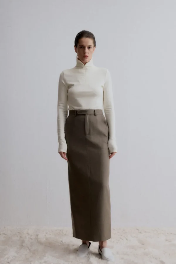 Viktoria Chan Skirts | Aw24 | Eloa wool skirt