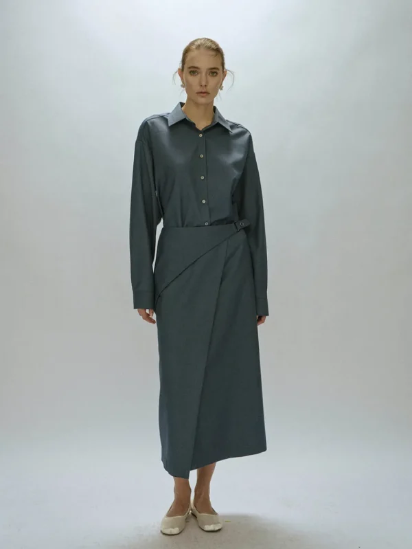 Viktoria Chan Skirts | Felda flap skirt