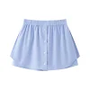 Viktoria Chan Shorts | Fremont oxford skirt